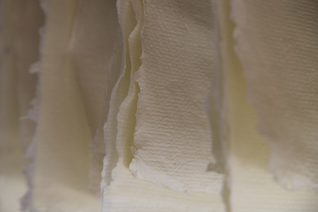 Cotton paper handmade ancient techniqueの写真素材