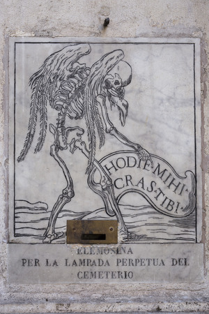 marble plate asking alms to buried unknown travellerのeditorial素材