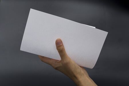 Crumpling paperの写真素材