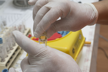 Lab tests for bloodの写真素材