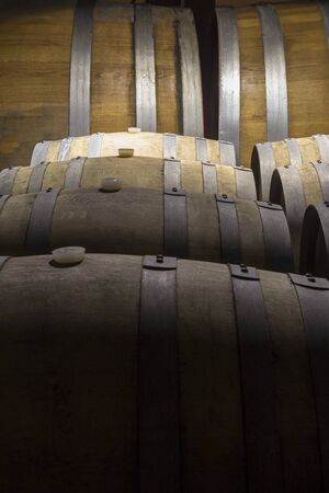 Italian wine cellarの写真素材