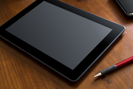 Business Work With Tablet & Smartphoneの写真素材