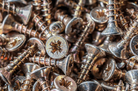 Macro Of A Collection Of Screws 1の写真素材