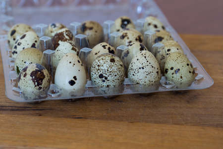 quail eggsの写真素材