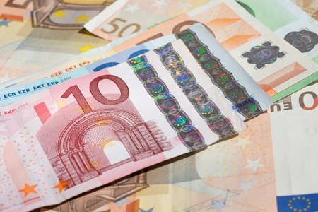 european currencyの写真素材