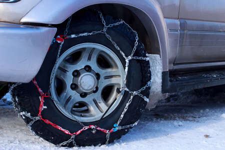 the chains snow for a wheel car