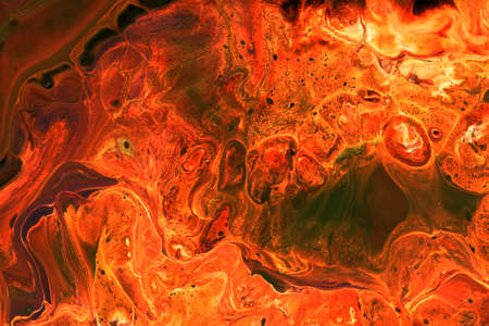 An abstract picture of a luxury orange and black color in oriental style