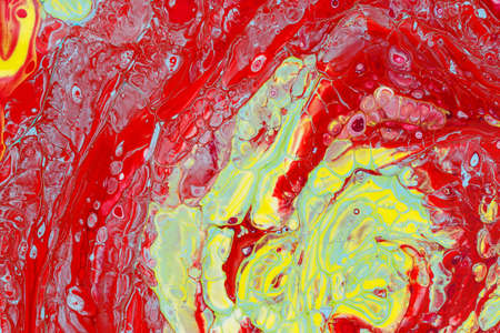 An abstract picture of a luxury red and lime color in oriental style