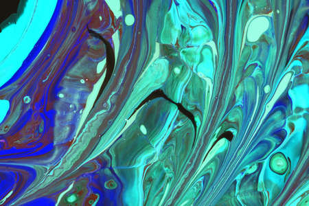 An abstract picture of a luxury aquamarine blue color in oriental style