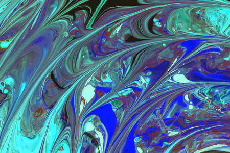 An abstract picture of a luxury aquamarine blue color in oriental style