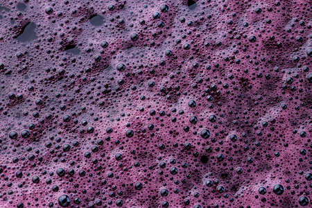 The texture background of pink soap bubblesの写真素材