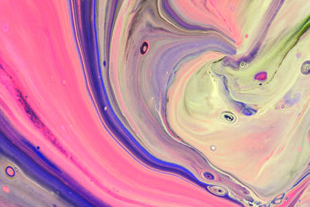 Abstract background of paint in blue and pink tones
