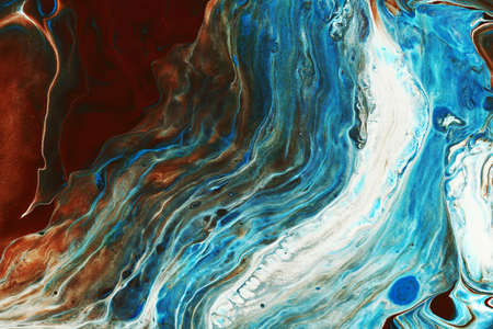 Abstract background of acrylic paint in color tones