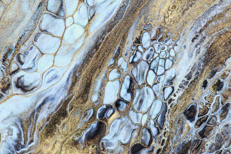Abstract background of acrylic paint in color tones