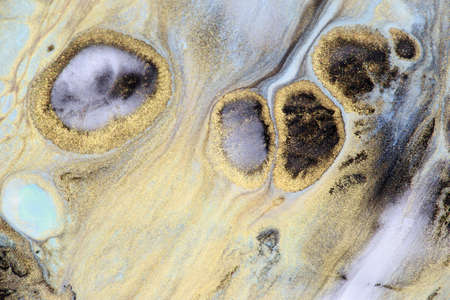 Abstract background of acrylic paint in color tones