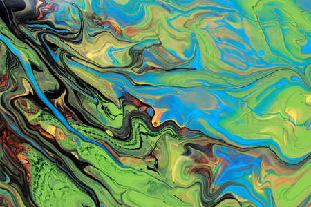 Abstract background of acrylic paint in color tones