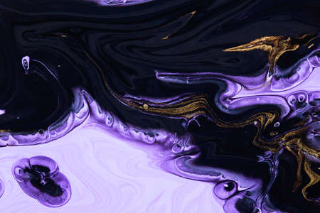 Abstract acrylic paint background in violet tone