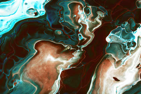 Abstract background of acrylic paint in color tonesの写真素材
