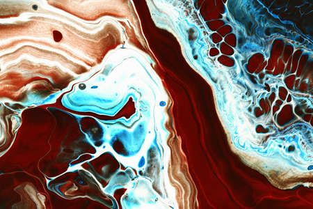Abstract background of acrylic paint in color tonesの写真素材