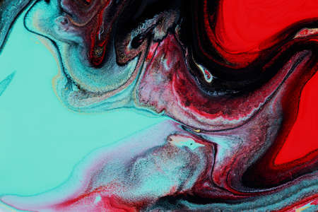 Abstract background of acrylic paint in color tones