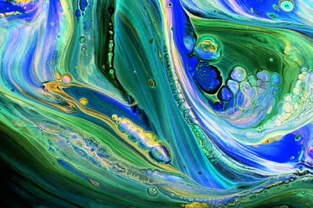 Abstract background of acrylic paints in color tones