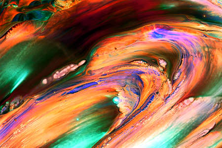 Abstract background of acrylic paints in color tones