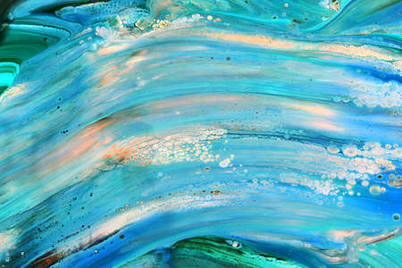 Abstract background of acrylic paints in color tones