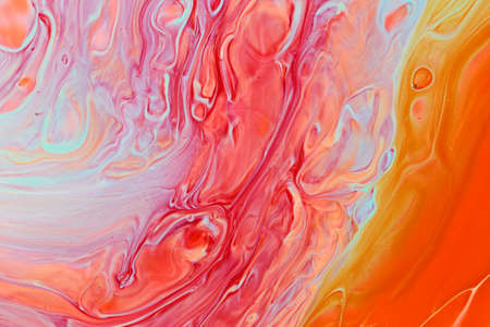 Abstract background of acrylic paints in color tones