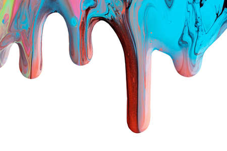 Abstract background of acrylic paint in color tones