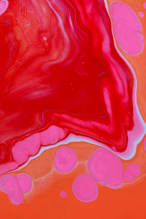 Abstract background of acrylic paints in color tones