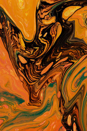 Abstract background of acrylic paints in color tones