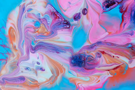 Abstract background of acrylic paints in color tones