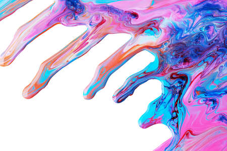 Abstract background of acrylic paint in color tones