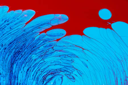 Abstract background of acrylic paints in color tonesの写真素材