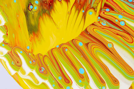 Abstract background of acrylic paints in color tones