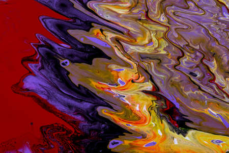 Abstract background of acrylic paints in color tones