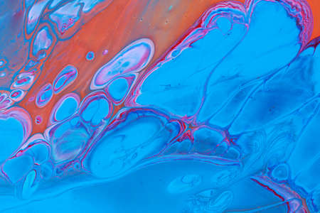 Abstract background of acrylic paints in color tones