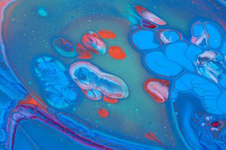 Abstract background of acrylic paints in color tones