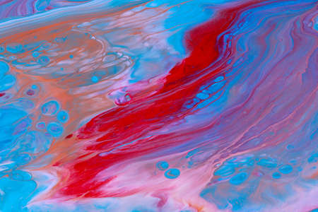 Abstract background of acrylic paints in color tonesの写真素材