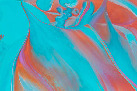 Abstract background of acrylic paints in color tones