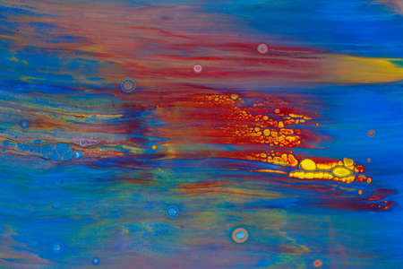 Abstract background of acrylic paints in color tones