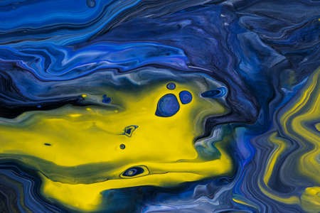 Abstract background of acrylic paints in color tones