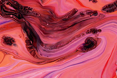 Abstract background of acrylic paints in color tonesの写真素材