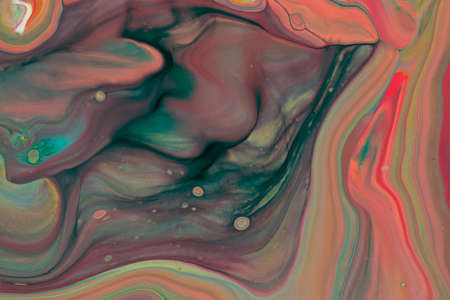 Abstract background of acrylic paint in pink tones