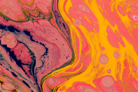 Abstract background of acrylic paint in pink tones