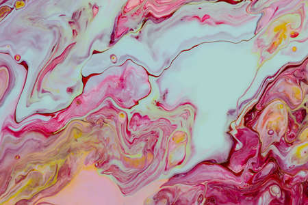 Abstract background of acrylic paint in pink tones