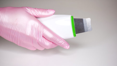 Cosmetology equipment for ultrasound beautyの写真素材