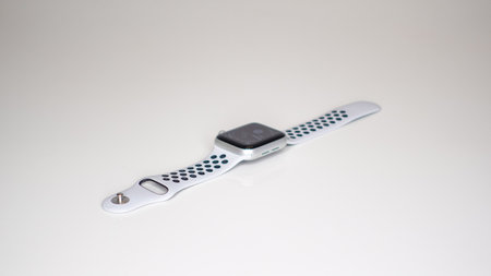 sport wrist watch with strapの写真素材