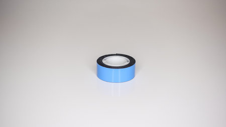 Blue adhesive tape icon 3mの写真素材
