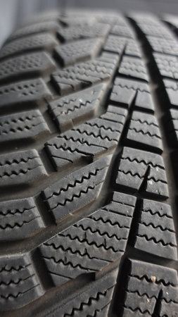 Tires and rims for tire repairの写真素材